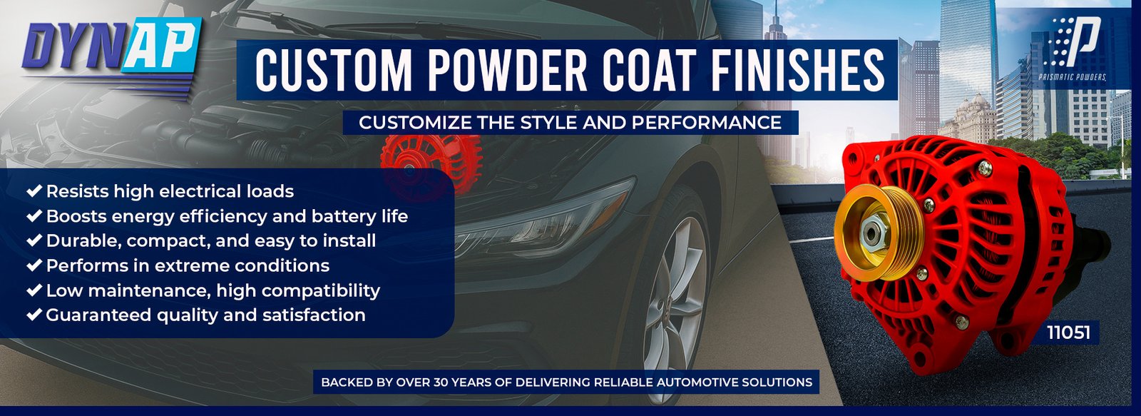 banner powder coating